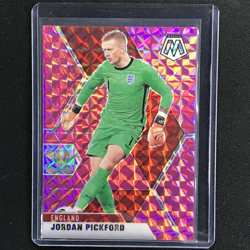 2020-21 Mosaic Uefa Euro Jordan Pickford Base Pink 5/25 No 101