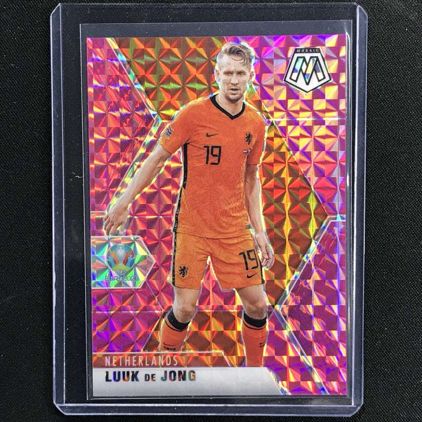 2020-21 Mosaic Uefa Euro Luuk De Jong Base Pink 2/25 No 145