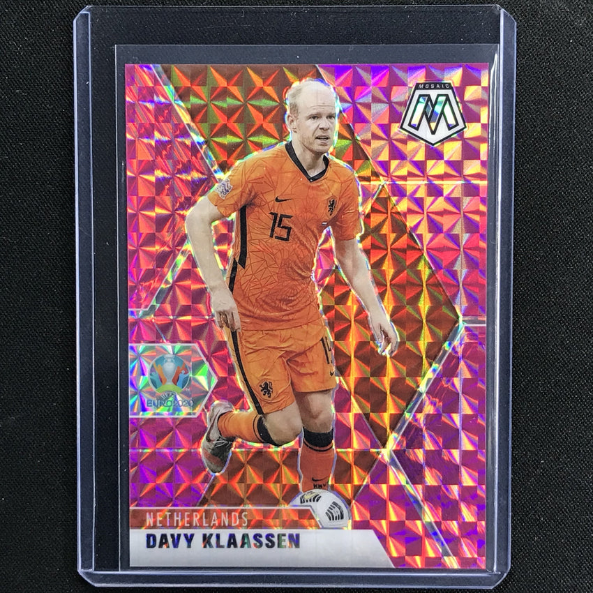 2020-21 Mosaic Uefa Euro Davy Klaassen Base Pink 23/25 No 146