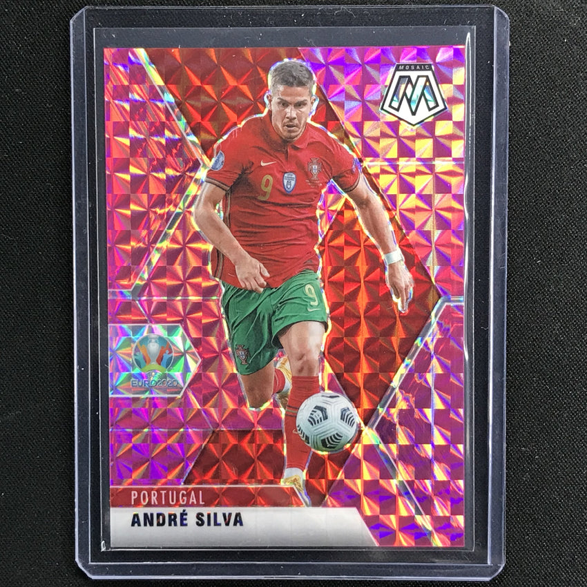 2020-21 Mosaic Uefa Euro Andre Savic Base Pink 5/25 No 155