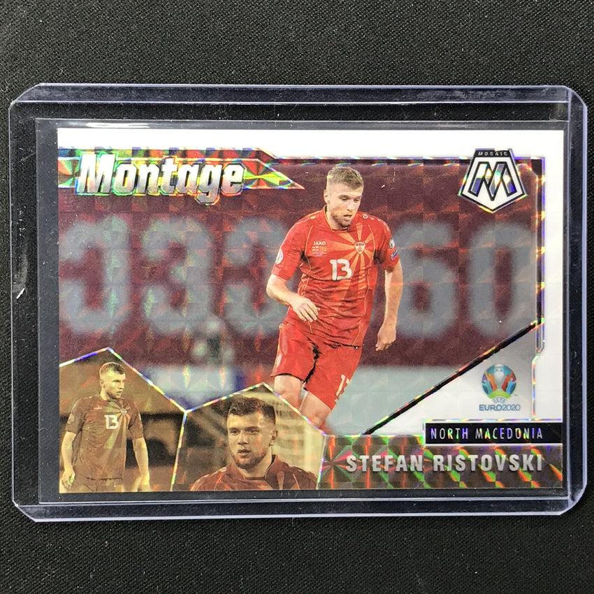 2020-21 Mosaic Uefa Euro Stefan Ristovski Montage White 8/25