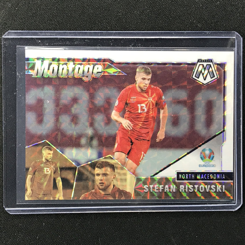 2020-21 Mosaic Uefa Euro Stefan Ristovski Montage White 3/25