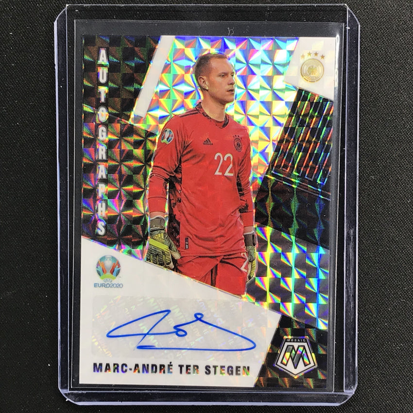 2020-21 Mosaic Uefa Euro Marc-andre Ter Stegen Autographs Mosaic Silver No Mas A