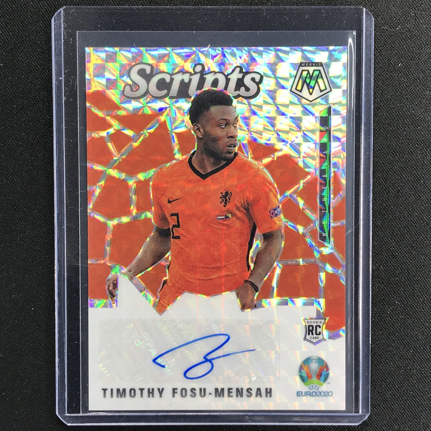 2020-21 Mosaic Uefa Euro Timothy Fosu-mensah Scripts Auto Mosaic Silver No Mvb