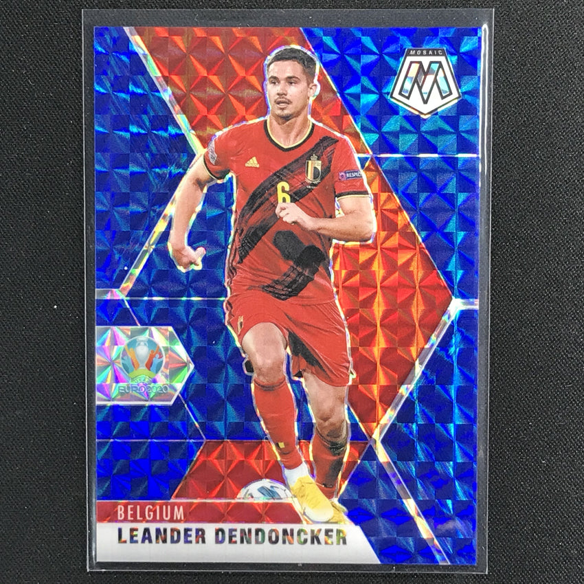2020-21 Mosaic Uefa Euro Leander Dendoncker Base Blue 48/99 No 9