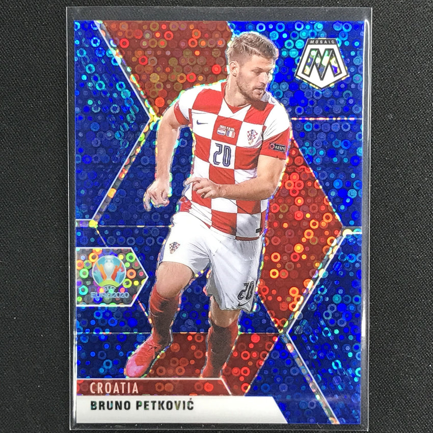 2020-21 Mosaic Uefa Euro Bruno Petkovic Blue Circles 45/99 No 22