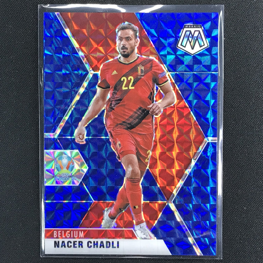 2020-21 Mosaic Uefa Euro Nacer Chadli Base Blue 93/99 No 14