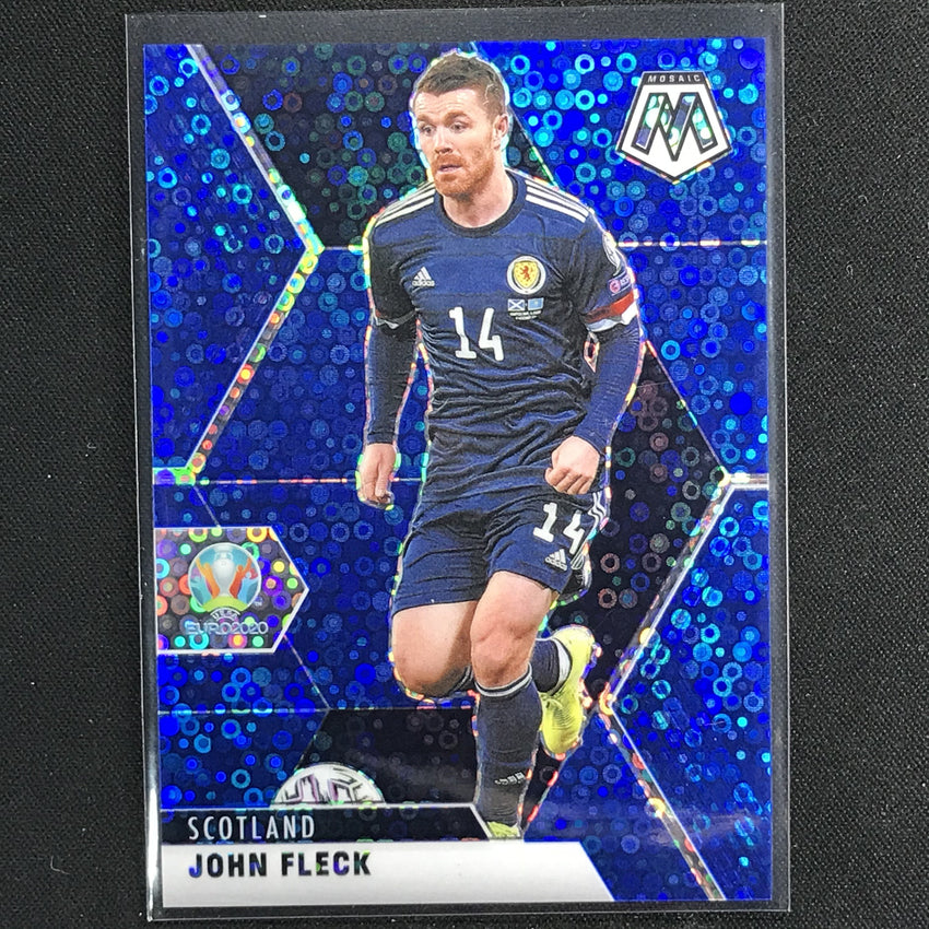 2020-21 Mosaic Uefa Euro John Fleck Blue Circles 11/99 No 83