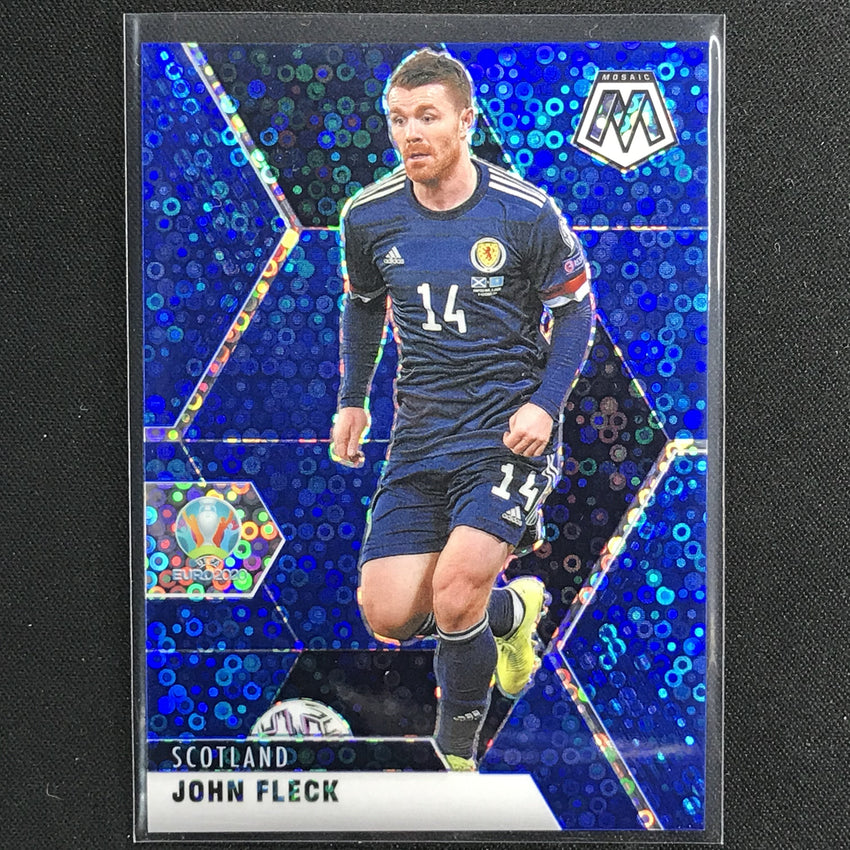 2020-21 Mosaic Uefa Euro John Fleck Blue Circles 34/99 No 83
