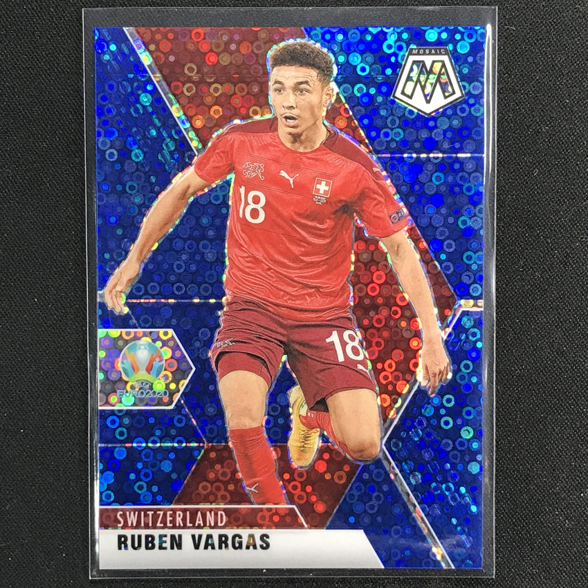 2020-21 Mosaic Uefa Euro Ruben Vargas Blue Circles 58/99 No 178