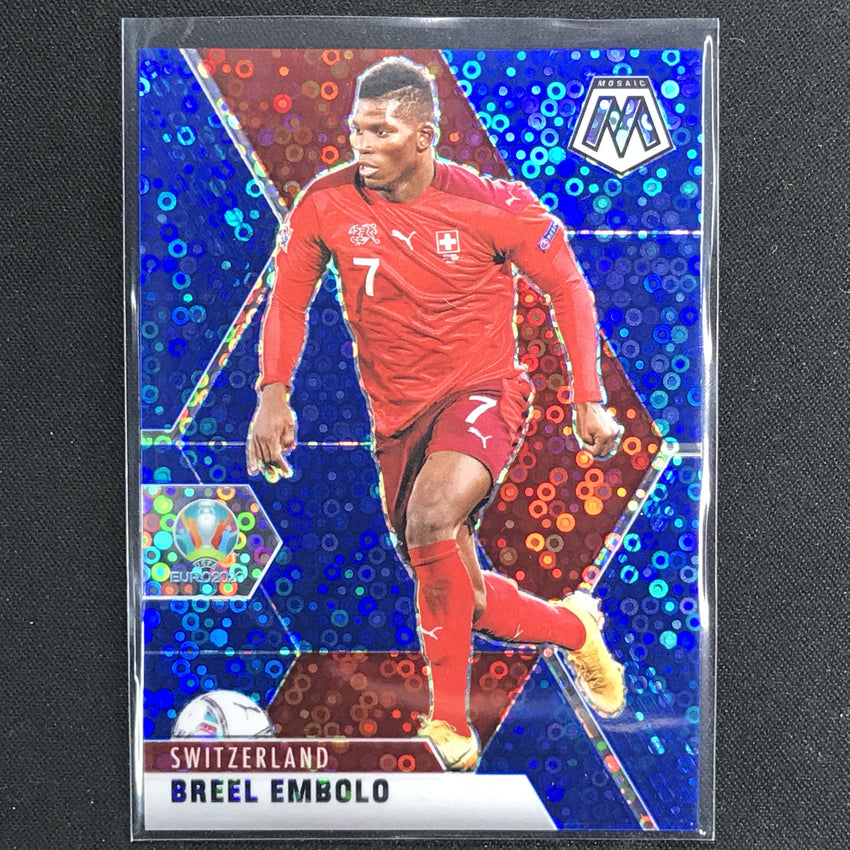 2020-21 Mosaic Uefa Euro Breel Embolo Blue Circles 54/99 No 183