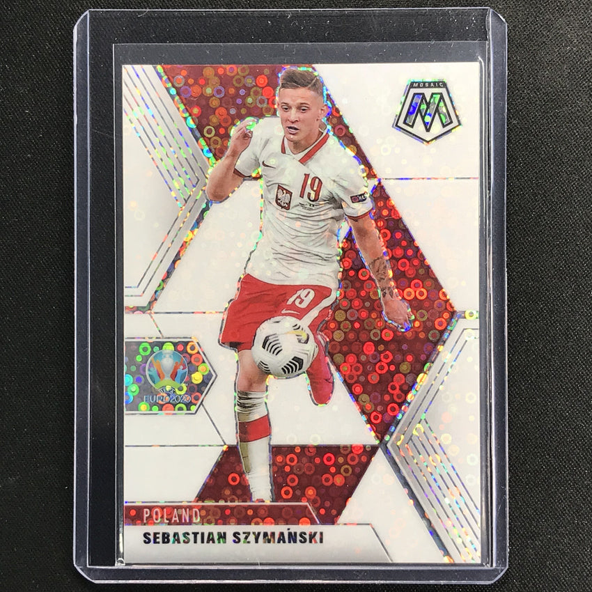2020-21 Mosaic Uefa Euro Sebastian Szymanski White Circles 1/25 No 64