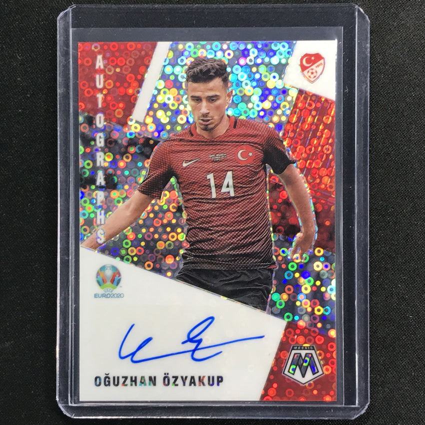 2020-21 Mosaic Uefa Euro Oguzhan Ozyakup Autographs Silver Circles No Oo
