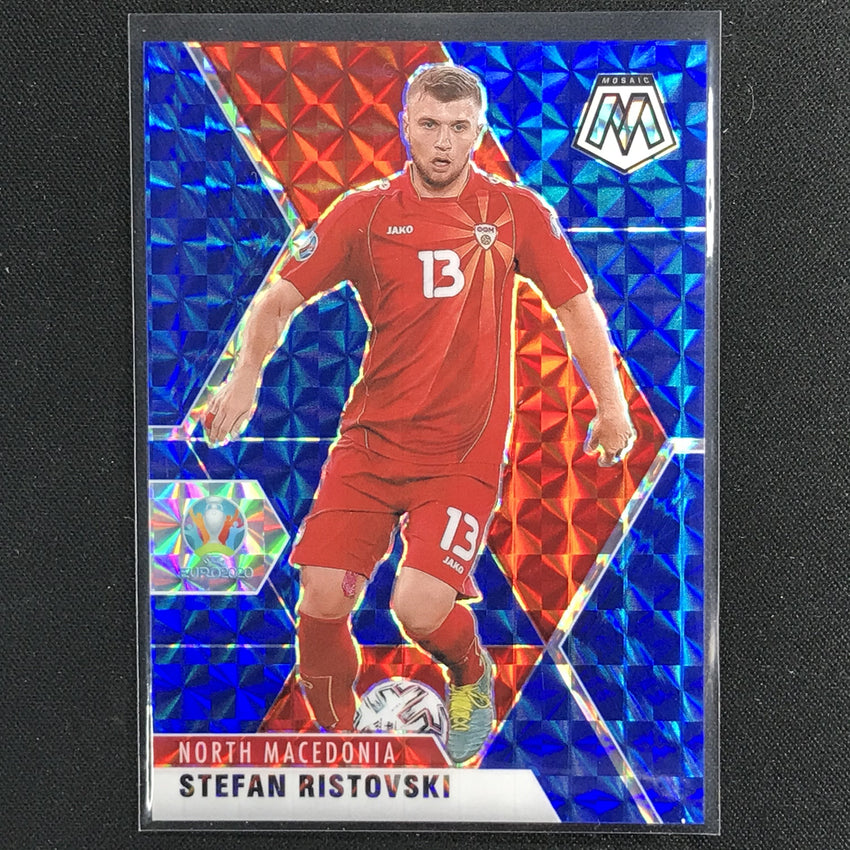 2020-21 Mosaic Uefa Euro Stefan Ristovski Base Blue 34/99 No 61