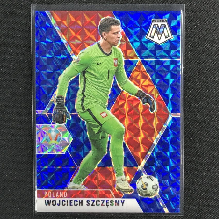 2020-21 Mosaic Uefa Euro Wojciech Szczesny Base Blue 27/99 No 69