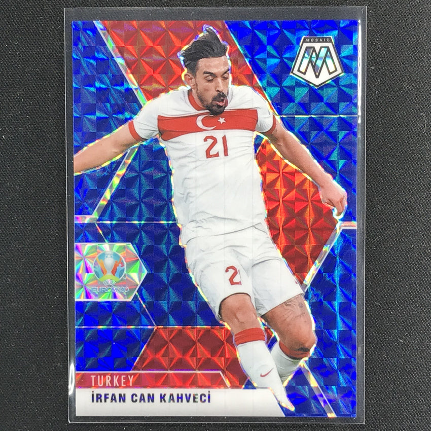2020-21 Mosaic Uefa Euro Irfan Can Kahveci Base Blue 89/99 No 95
