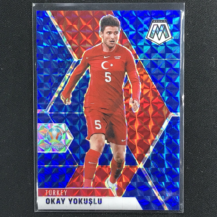 2020-21 Mosaic Uefa Euro Okay Yokuslu Base Blue 29/99 No 96
