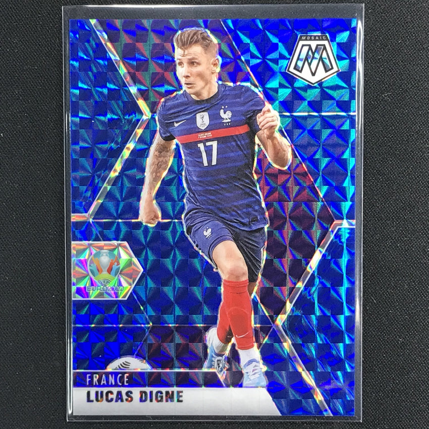 2020-21 Mosaic Uefa Euro Lucas Digne Base Blue 69/99 No 115
