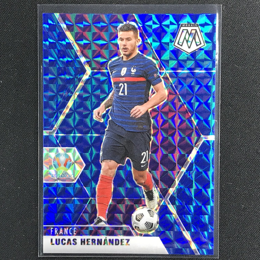 2020-21 Mosaic Uefa Euro Lucas Hernandez Base Blue 39/99 No 117