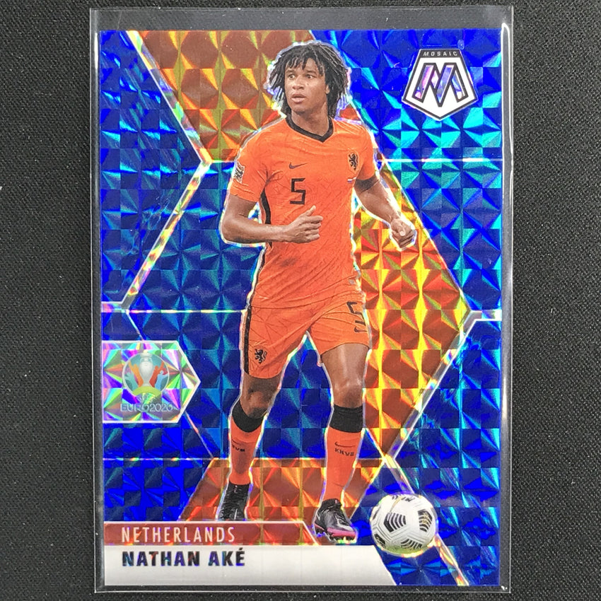 2020-21 Mosaic Uefa Euro Nathan Ake Base Blue 29/99 No 143