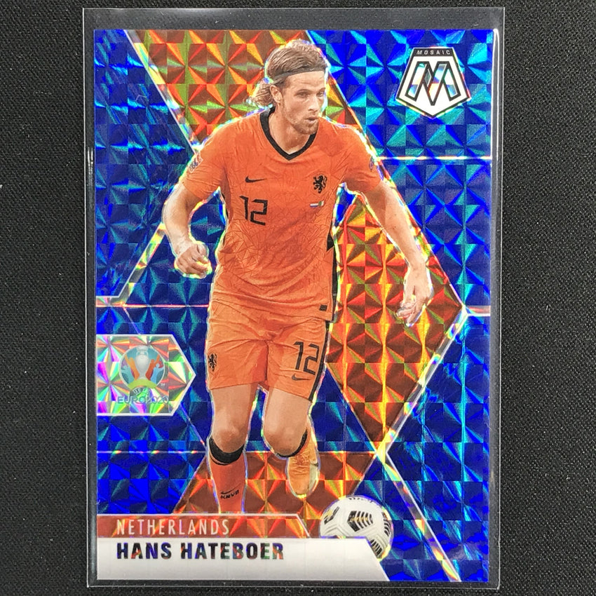 2020-21 Mosaic Uefa Euro Hans Hateboer Base Blue 6/99 No 149