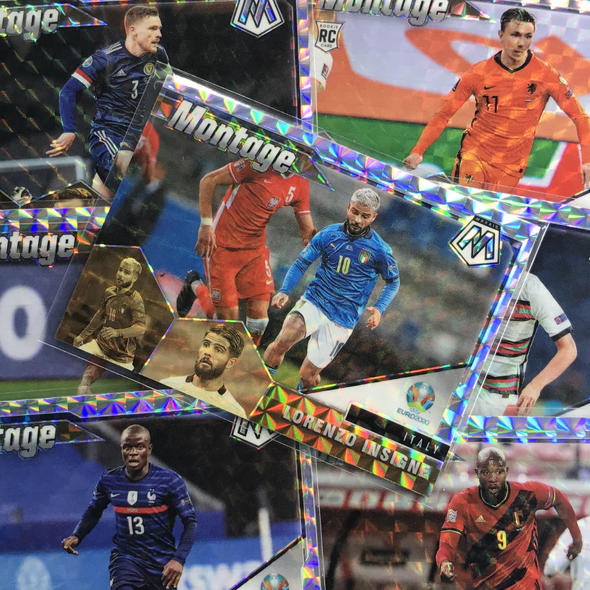 2020-21 Mosaic Uefa Euro Alvaro Morata Montage Mosaic Silver No 19