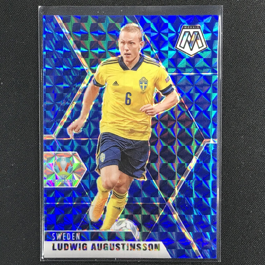 2020-21 Mosaic Uefa Euro Ludwig Augustinsson Base Blue 87/99 No 173