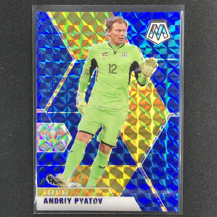 2020-21 Mosaic Uefa Euro Andriy Pyatov Base Blue 8/99 No 186