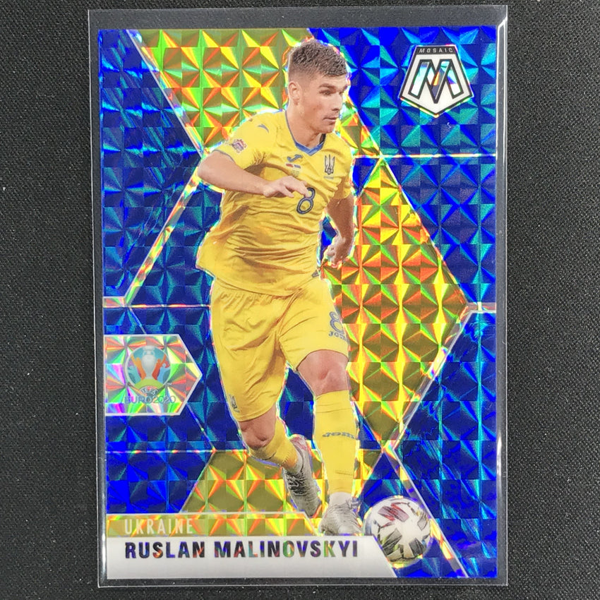 2020-21 Mosaic Uefa Euro Ruslan Malinovskyi Base Blue 31/99 No 191