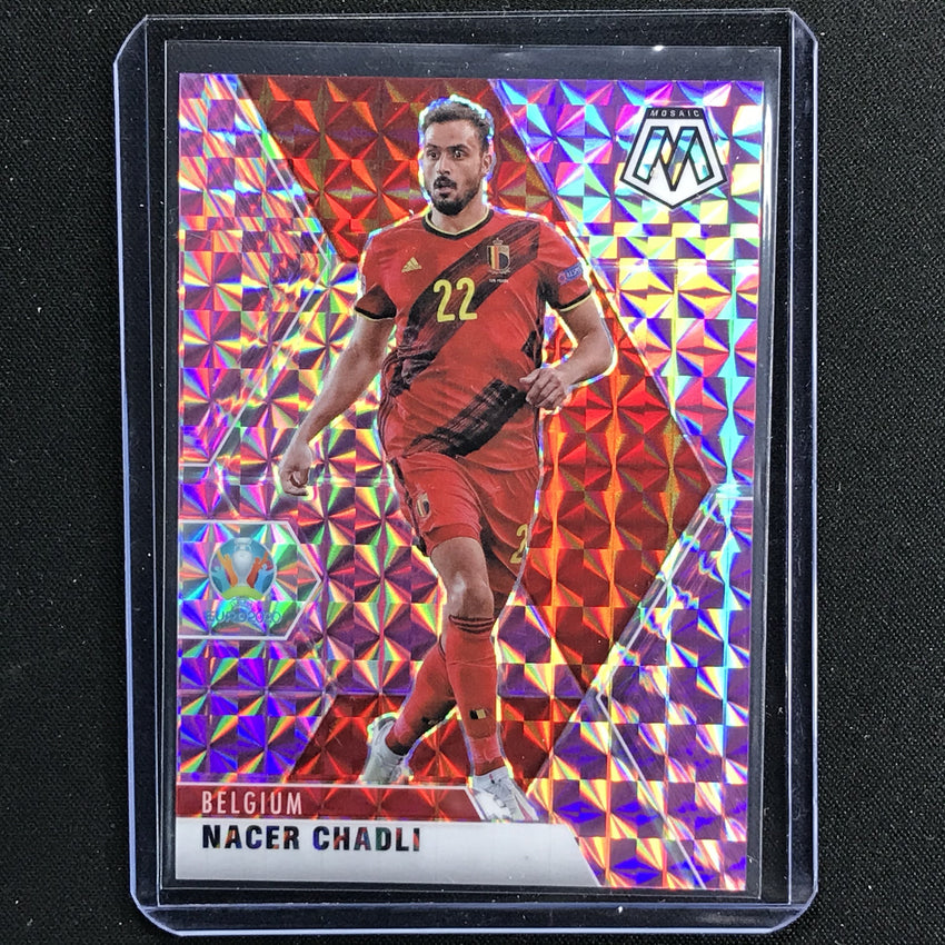 2020-21 Mosaic Uefa Euro Nacer Chadli Base Purple 2/49 No 14