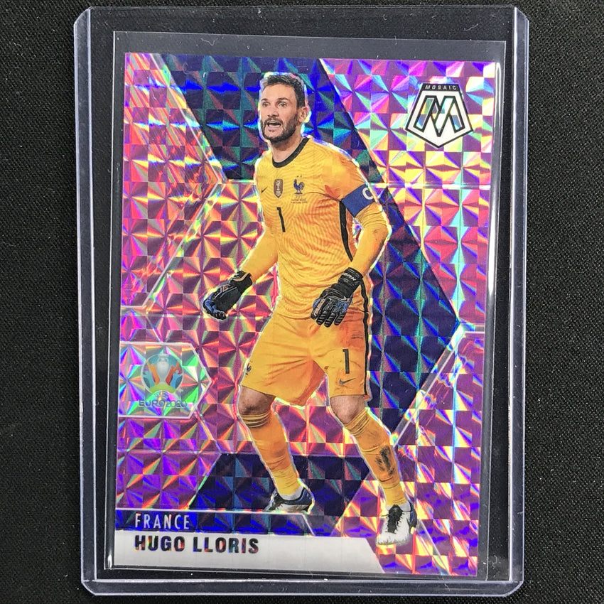 2020-21 Mosaic Uefa Euro Hugo Lloris Base Purple 45/49 No 114
