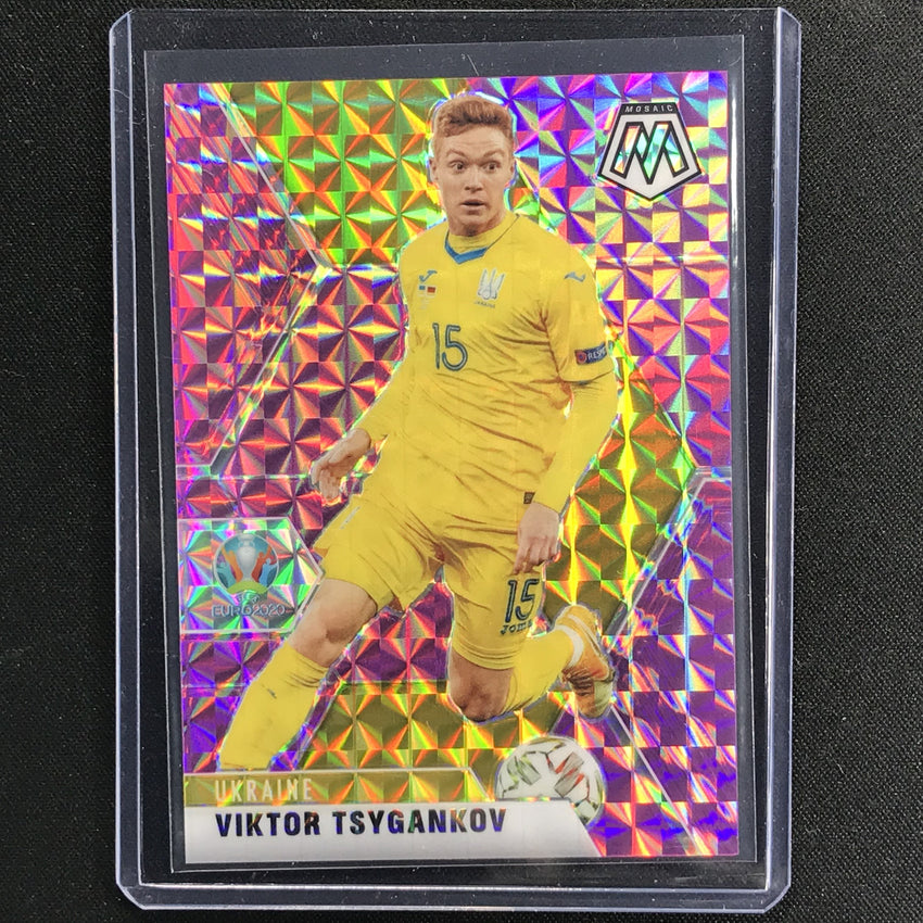 2020-21 Mosaic Uefa Euro Victor Tsygankov Base Purple 18/49 No 192
