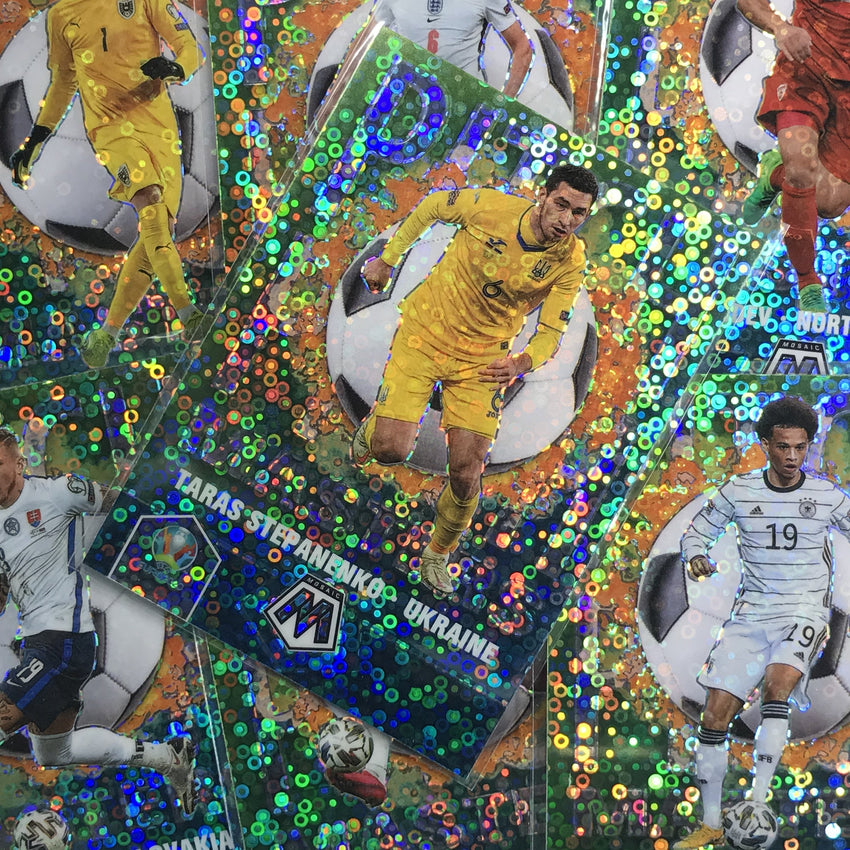 2020-21 Mosaic Uefa Euro Alexander Schlager Pitch Masters Rookie Silver Circles No 1