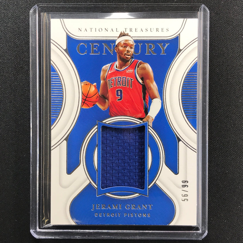 2021-22 National Treasures Jerami Grant Century Materials Jersey 56/99