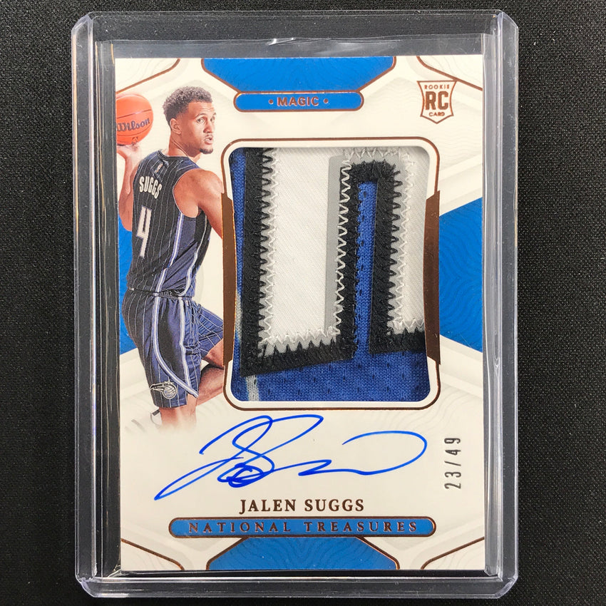 2021-22 National Treasures Jalen Suggs Rookie Patch Auto Bronze 23/49
