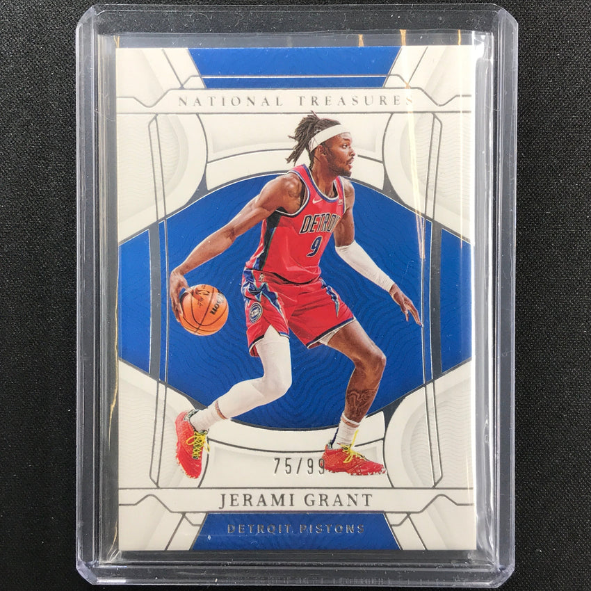 2021-22 National Treasures Jerami Grant Base 75/99