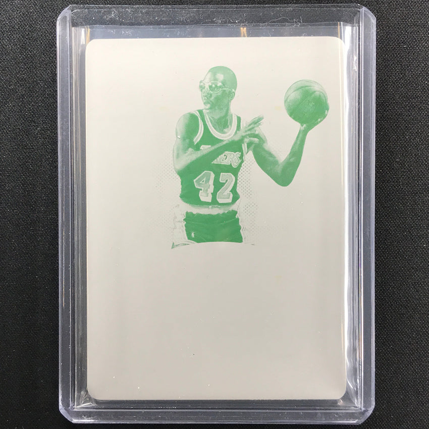 2021-22 National Treasures James Worthy Flawless Yellow Printing Plate 1/1