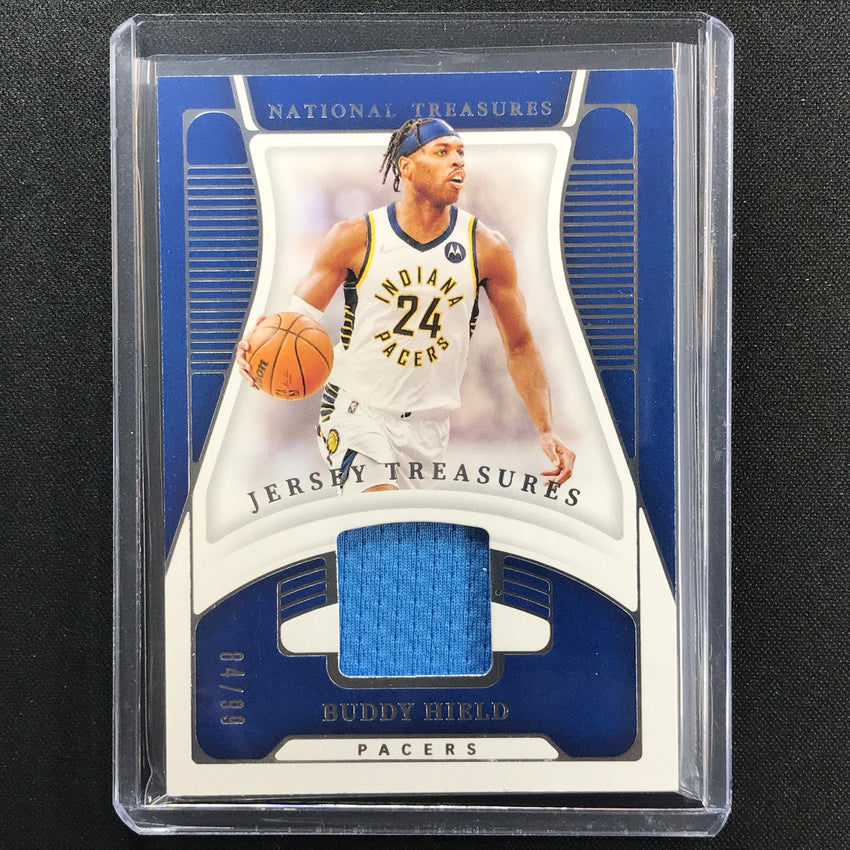 2021-22 National Treasures Buddy Hield Jersey Treasures Relic 84/99