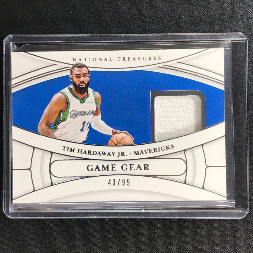 2021-22 National Treasures Tim Hardaway Jr. Game Gear Jersey 43/99