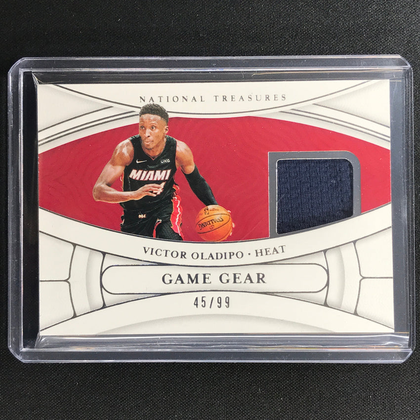 2021-22 National Treasures Victor Oladipo Game Gear Jersey 45/99
