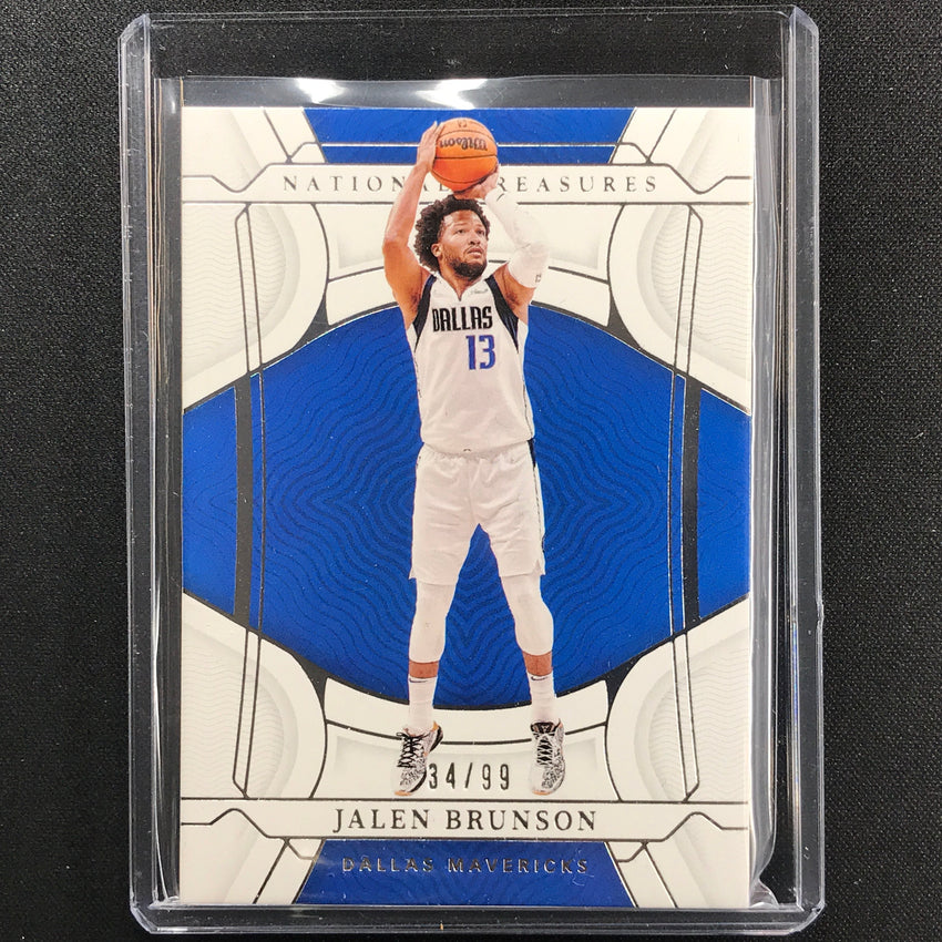 2021-22 National Treasures Jalen Brunson Base 34/99