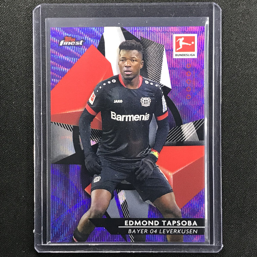 2020-21 Finest Bundesliga Edmond Tapsoba Base Refractor Purple Wave 23/250