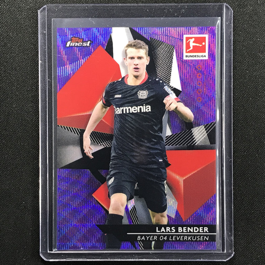2020-21 Finest Bundesliga Lars Bender Base Refractor Purple Wave 198/250