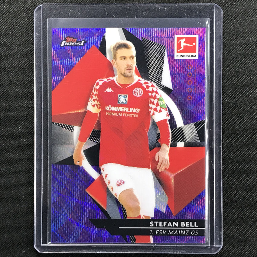 2020-21 Finest Bundesliga Stefan Bell Base Refractor Purple Wave 7/250