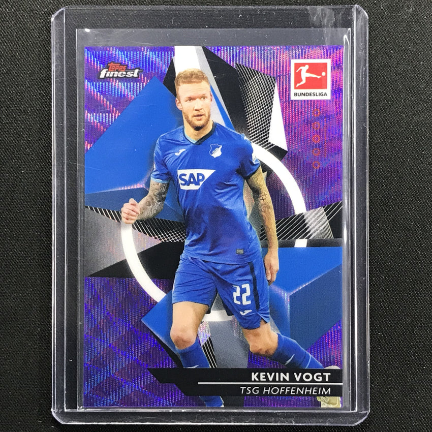 2020-21 Finest Bundesliga Kevin Vogt Base Refractor Purple Wave 8/250