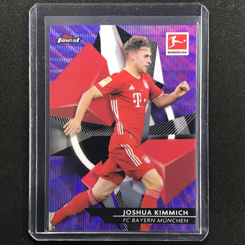 2020-21 Finest Bundesliga Joshua Kimmich Base Refractor Purple Wave 171/250