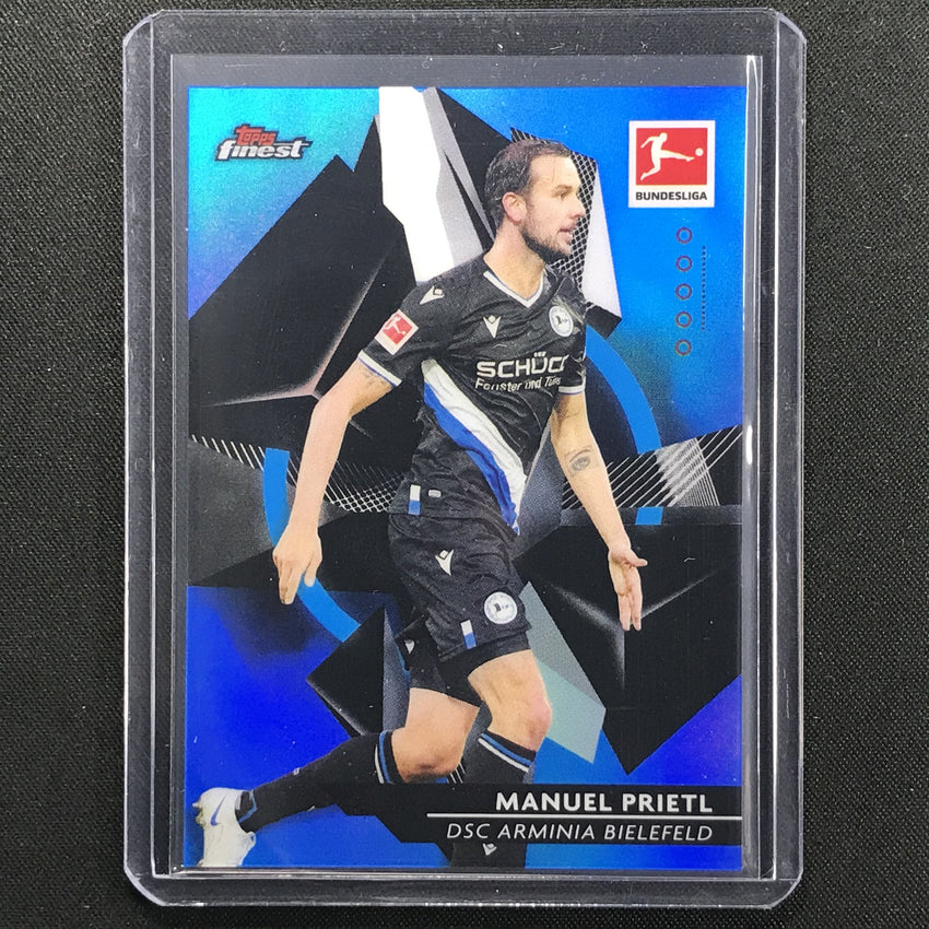 2020-21 Finest Bundesliga Manuel Prietl Base Refractor Blue 26/150