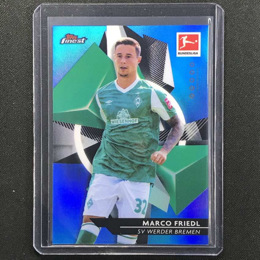2020-21 Finest Bundesliga Marco Friedl Base Refractor Blue 136/150