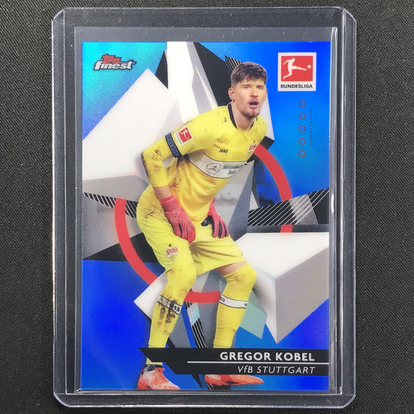 2020-21 Finest Bundesliga Gregor Kobel Base Refractor Blue 41/150