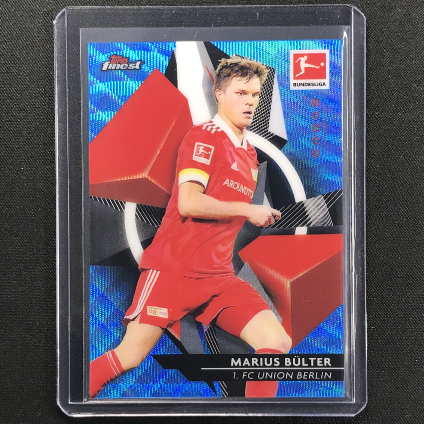 2020-21 Finest Bundesliga Marius Bulter Base Refractor Blue Wave 85/150